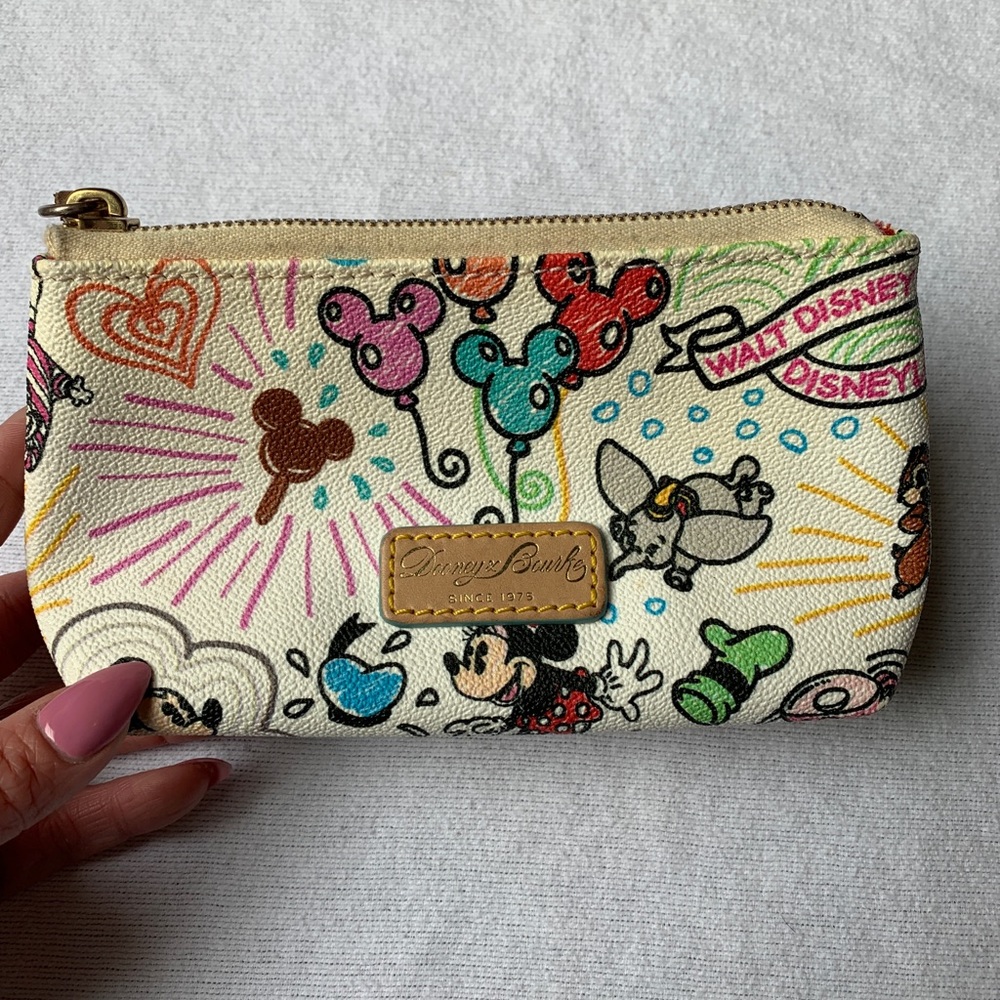 Dooney and Bourke Disney Sketch Cosmetic Pouch